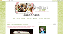 Desktop Screenshot of melissas-cuisine.com